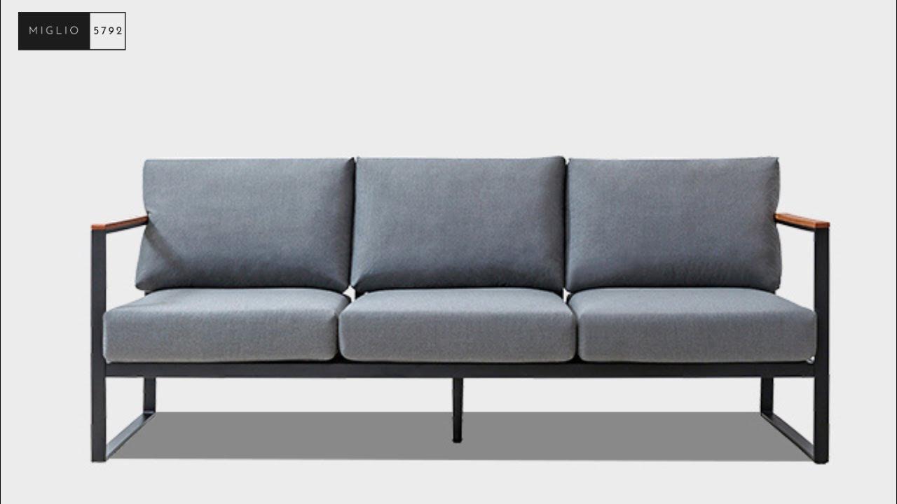 Most Comfortable Outdoor Sofa Miglio 5792 YouTube