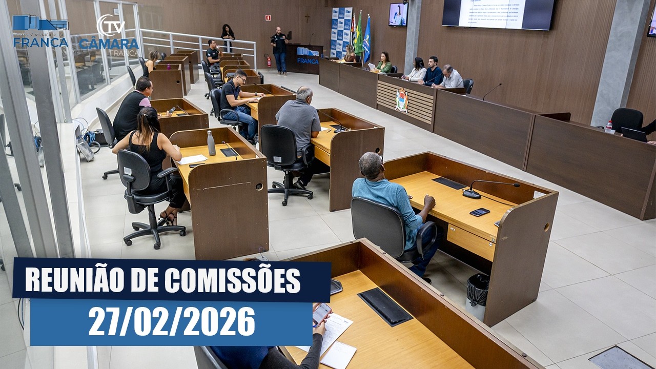Comissões analisam projetos sobre mobilidade, educação, servidores e bem-estar animal em Franca