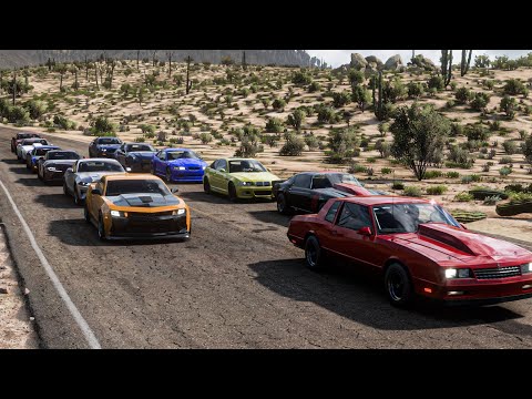 Forza Horizon 5 | Craziest 1000HP 1320 Street Drag Racing / Mustang / GTR/ Corvette/ BMW / & More