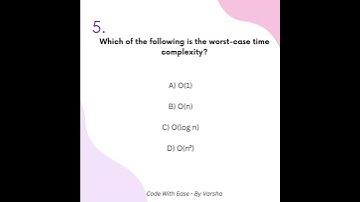 Test Your Knowledge: Time and Space Complexity Quiz - PART 1 in 60 Seconds | #Shorts