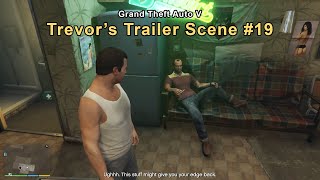 Trevor smoking - Trevor's Trailer Scene #19 - GTA 5