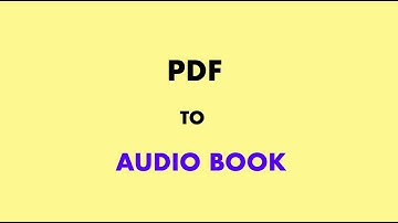 PDF to Audio using Python