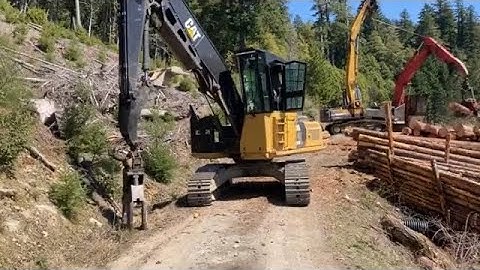Caterpillar D model log loader / Best landing shovel a guy could ask for