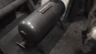 Печка на дровах из газового баллона за два часа своими руками Печка на дровах из газового баллона за два часа своими руками