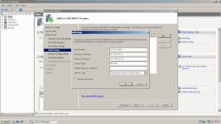 Installing DHCP - Windows Server 2008