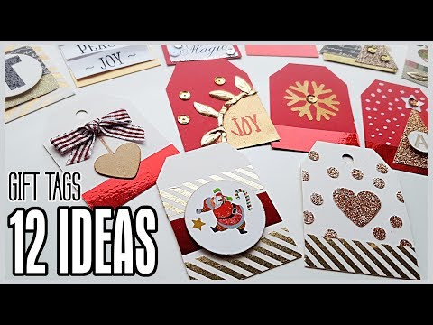 diy-gift-tags---12-ideas---easy-&-cheap-using-basic-craft-supplies