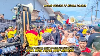 DETIK DETIK KEDUA GRUP BERTEMU!!! PENUH JALANAN SAMPE UJUNG - Mekar Budaya Ft Medal Pusaka