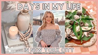 (NYC VLOG) days in my life: influencer event, recipes, sephora haul, self-care \& healthy lifestyle