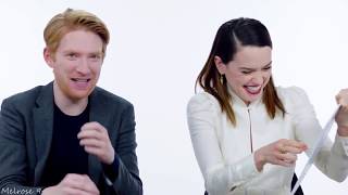 Funny moments ll Daisy Ridley & Domhnall Gleeson