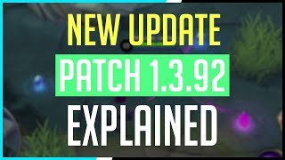 New Update! Terizla Buff, Lunox Nerf, Roaming Items Buff and More! | Patch 1.3.92