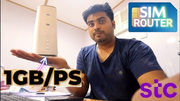 MyFi 5G Unlimited SIM ROUTER 1 GBPS SPEED | STC ULTRA MAX 5G PLAN ROUTER