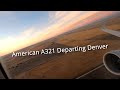 American a321 departing denver den