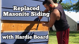 Tips for Replacing Masonite Siding with Hardie Board How To Easily Replace Rotting Hardboard Siding Tips