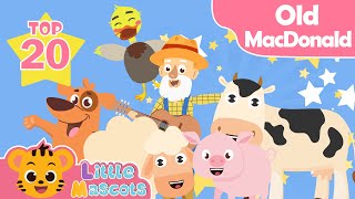 Old MacDonald + Color Song + more Little Mascots Nursery Rhymes & Kids Songs