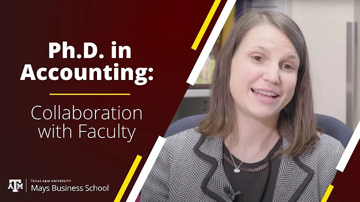 Ph.D. in Accounting: Collaboration with Faculty