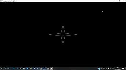 Tugas Grafika Komputer Membuat Garis dengan GL_LINES_STRIP