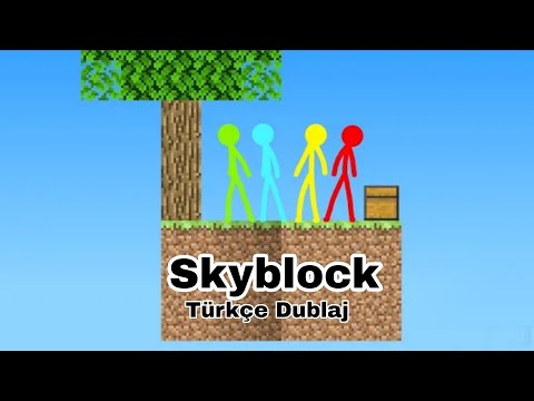 SKYBLOCK -AVM KISA BÖLÜM 11 ( Minecraft Vs Animation Türkçe Dublaj ) Alan Becker Animation Minecraft