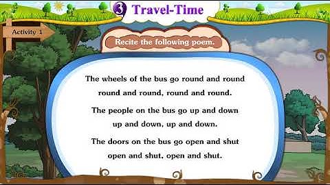 ધોરણ-5 | વિષય-અંગ્રેજી | Unit-3.Travel-Time | Activity-2_1 Video | Sem-2