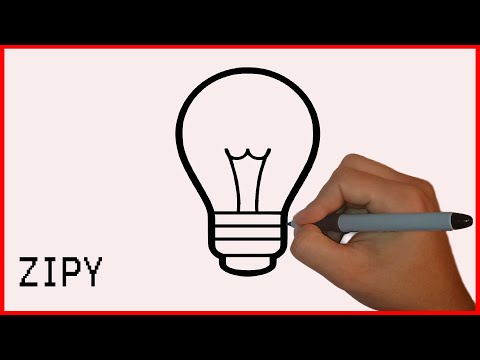 Video: Come Disegnare Una Lampadina