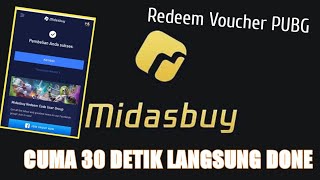 CARA REDEEM VOUCHER UC PUBG DI MIDASBUY
