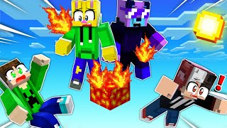 ¡PASO Minecraft PERO! en 1 BLOQUE de LAVA 🔥😱