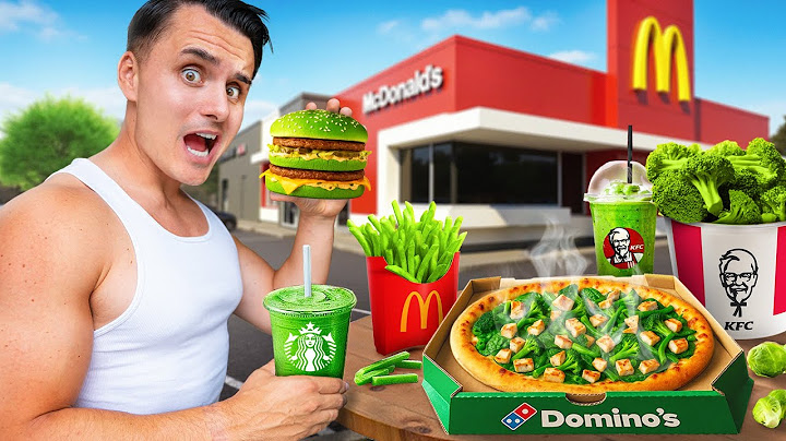 Ich esse 24h nur "gesundes" FASTFOOD - Geht das?