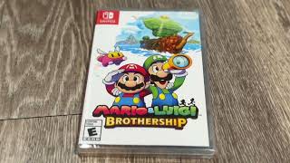 Unboxing Mario & Luigi: Brothership for Nintendo Switch