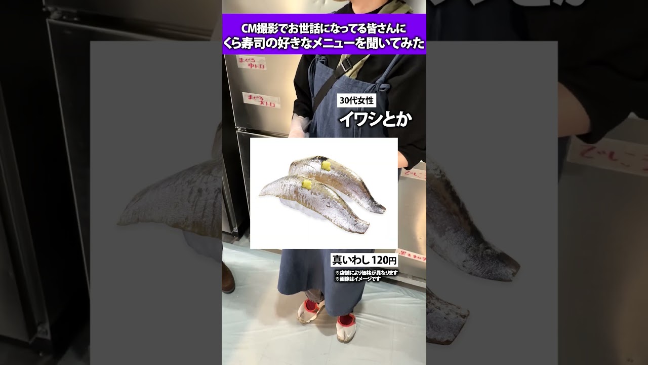 【くら寿司】CM撮影現場で好きなネタ聞いてみた