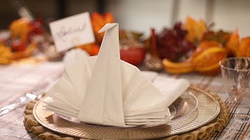Turkey Napkin Fold