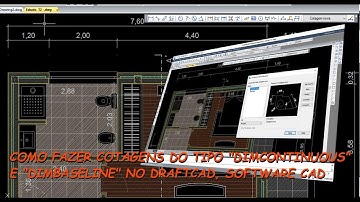 Dimensionar Desenhos: Como Usar as opções DIMCONTINUOUS ou DIMBASELINE no DRAFTCAD