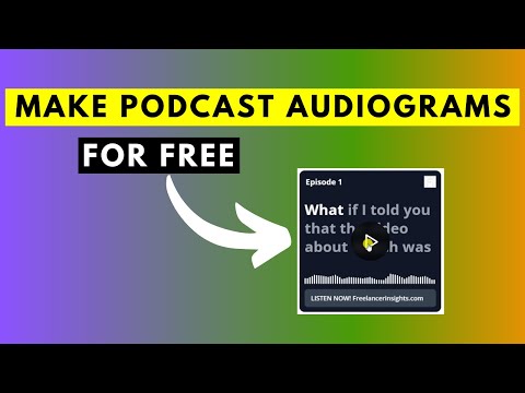 How to Easily and Quickly Make Audiograms For Podcasts For Free