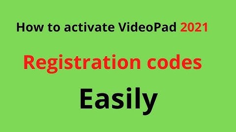 How to activate VideoPad 2021| Download & Install VideoPad|Activation codes:video editing software