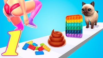 Heel- StepSmash Game - Android,ios Gameplay All Levels Part 1