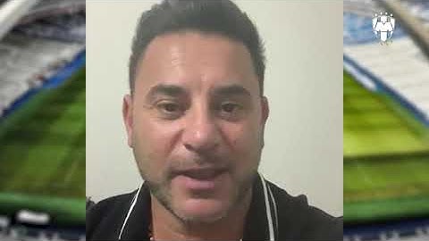 "¡Soy Antonio y soy Rayado!" - Mensaje de Antonio Mohamed.