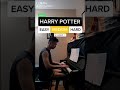 4 Levels of Harry Potter on Piano 🎹