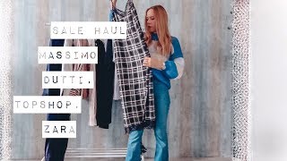 Покупки одежды на распродаже | HAUL 2019 | Massimo Dutti, Zara, Topshop | Шопинг на скидках