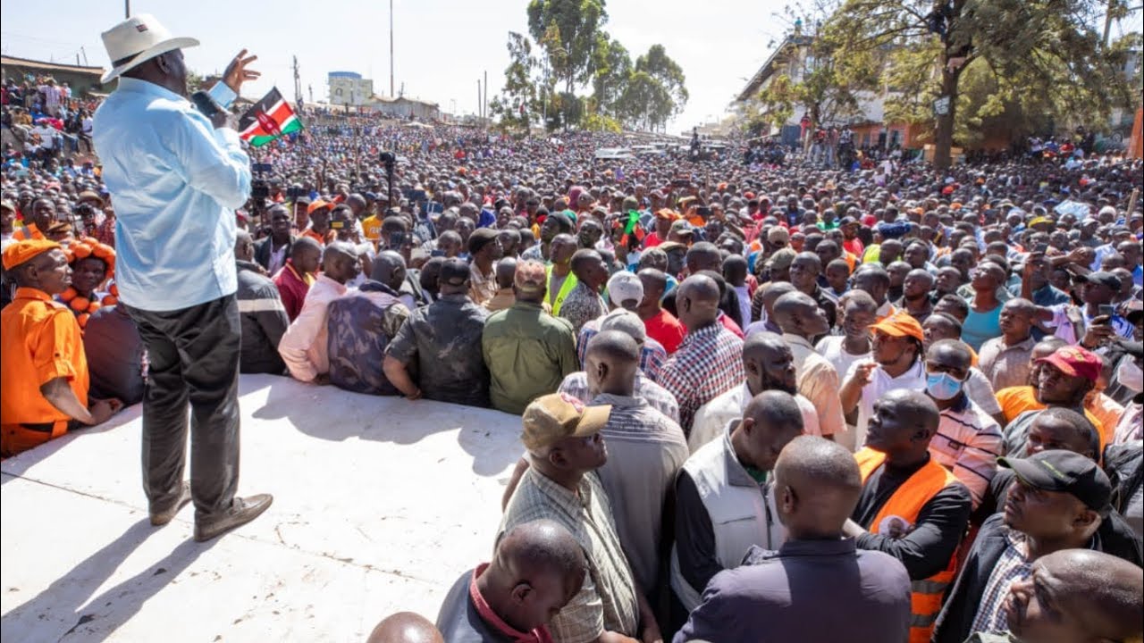 LIVE!! RAILA ODINGA'S MASSIVE CHARGED RALLY IN BUSIA!! - YouTube