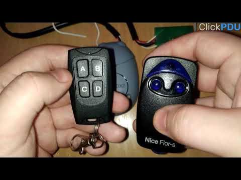Как разобрать пульт nice flor s