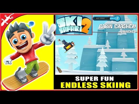 Ski Safari 2 : Super Fun Endless Skiing Game (ios gameplay)