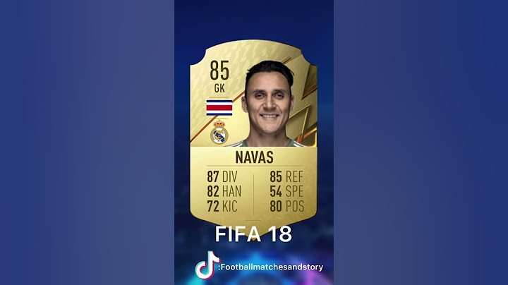 Keylor Navas 🔥FIFA Evolution🔥