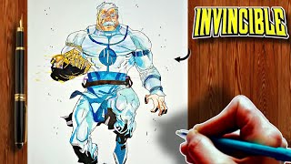 Drawing Conquest, Full Body Illustration | Invincible | Step-by-Step Process