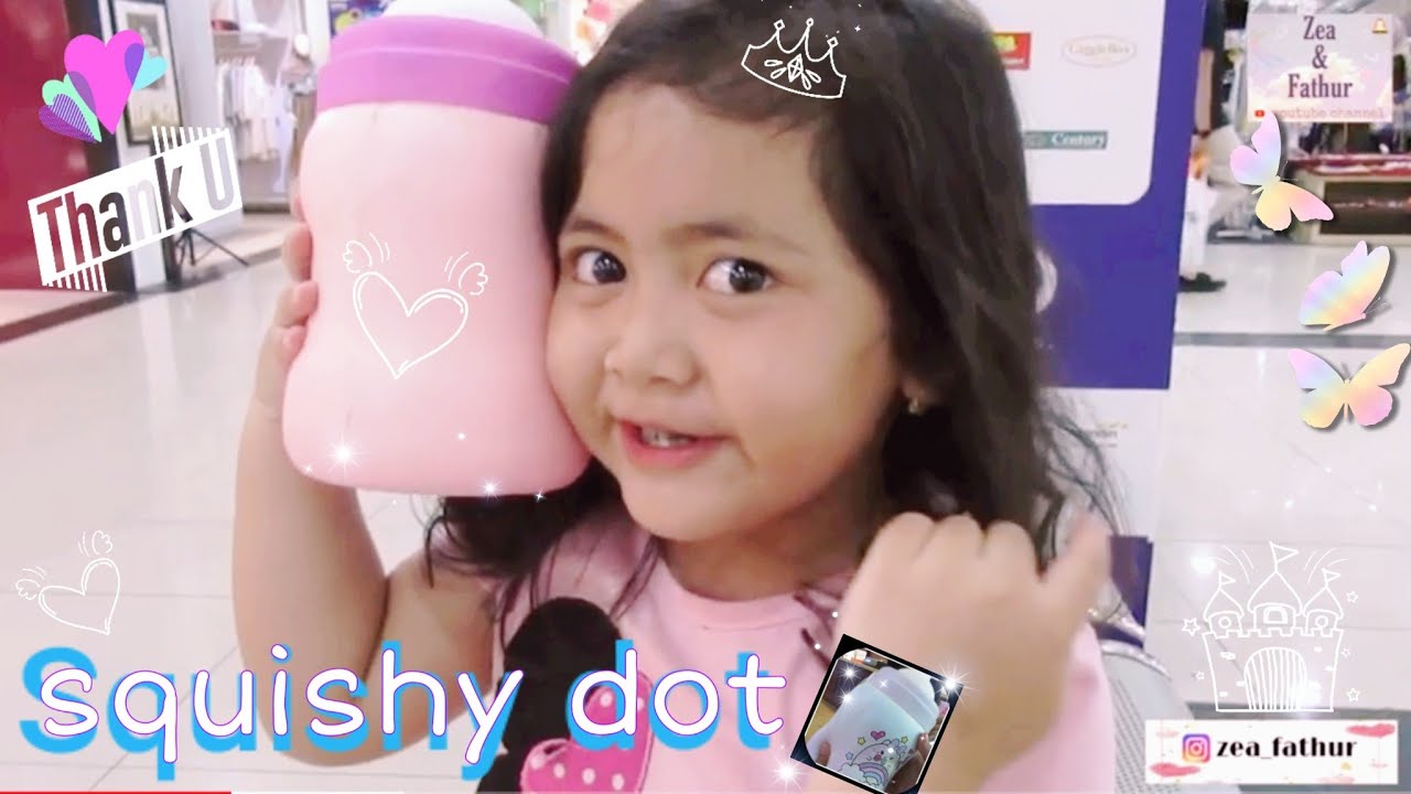 SQUISHY DOT YANG LUCUUUU... dan MAIN SLIME DI MALL :) - YouTube