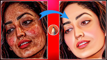 Oily Smooth skin HDR secret tricks 🤫 face smooth editing| photo editing| sketchbook editing