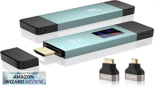 Wireless Hdmi Transmitter and Receiver Wireless HD Extender Plug & Play Portable Review