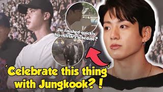Jin Suddenly 'Appearing' in front of Jungkook, Even though he was busy in division 5?