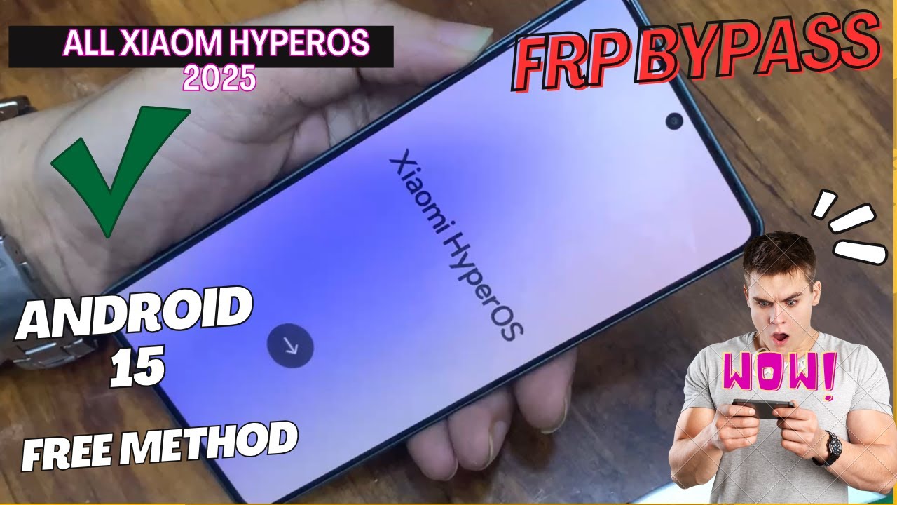 All Redmi Xiaomi HyperOs 2.0 FRP Bypass Android 15 Without Pc Finally Method 2025