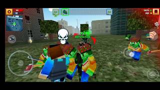 Block City Wars with zombie : Pixel Shooter with Battle Royale \ بلوك سيتي وارس screenshot 2