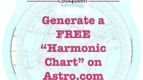 Generate a FREE Harmonic Chart on Astro.com