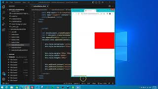 Simple Javascript script: Button change colors mouse moves.