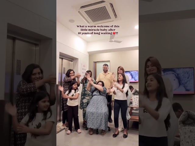 Tears of Joy  Miracle Baby Arrives After 10-Year Journey 🥹❤️!!!
